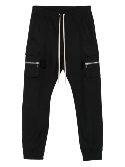 Мужские карго-брюки Rick Owens Mastodon узкие, черные