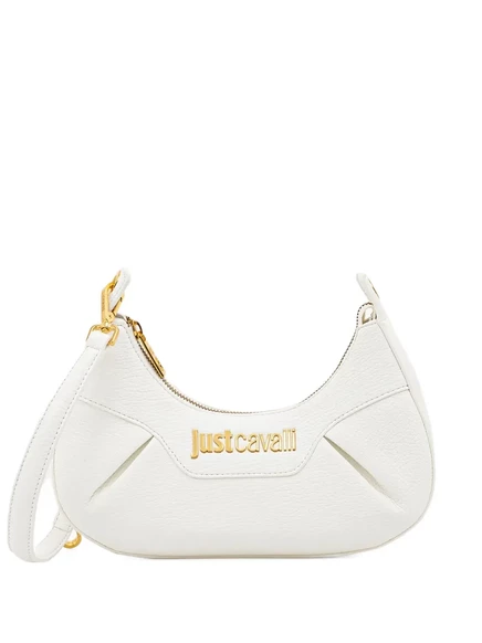 Сумка через плечо с логотипом Just Cavalli и надписью white