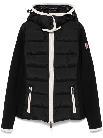 Женская пуховая лыжная куртка Moncler Grenoble, черная