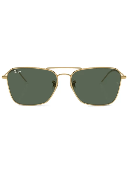 Солнцезащитные очки Ray-Ban Caravan Reverse, золотые