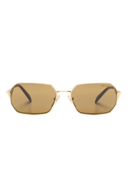 Солнцезащитные очки в шестиугольной оправе Prada Eyewear 0PR A51S gold