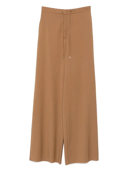 Женские брюки Max Mara на завязках, коричневые