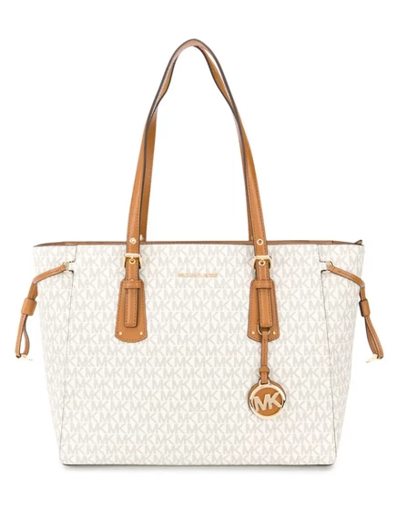 Женская сумка-тоут Michael Kors Voyager, белая