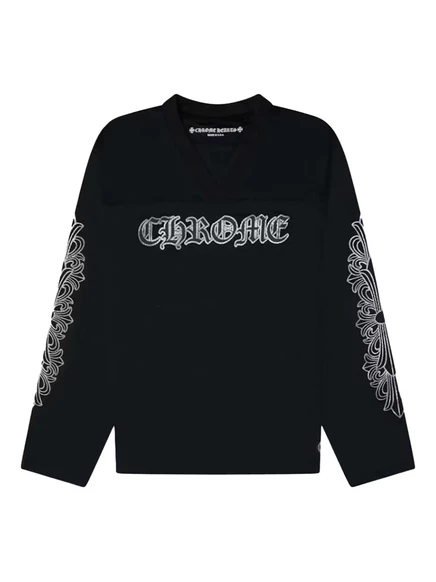 Мужской лонгслив Chrome Hearts, черный