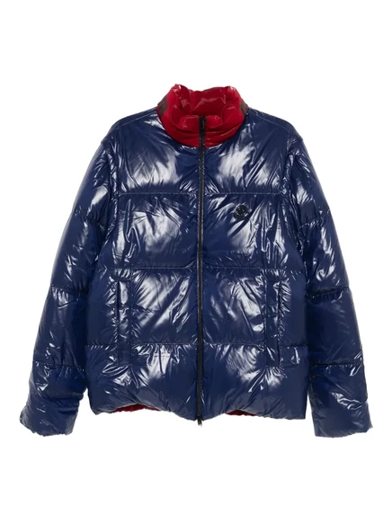Двусторонний пуховик Moncler x A$AP Rocky Throttle, синий