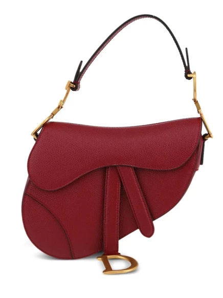 Женская сумка Christian Dior Pre-Owned mini Saddle, красная