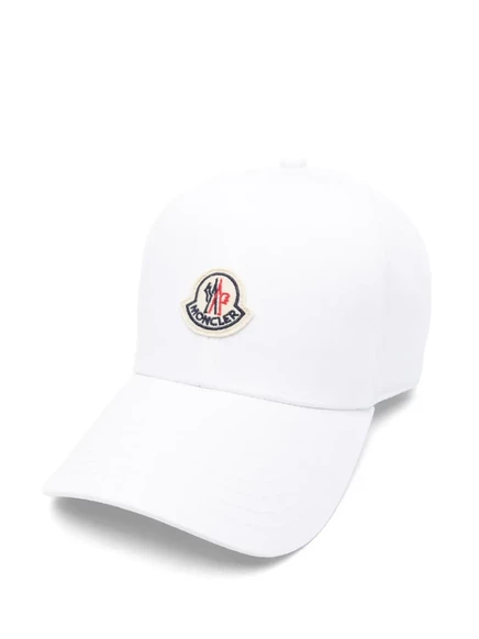 Мужская бейсболка Moncler с логотипом, белая