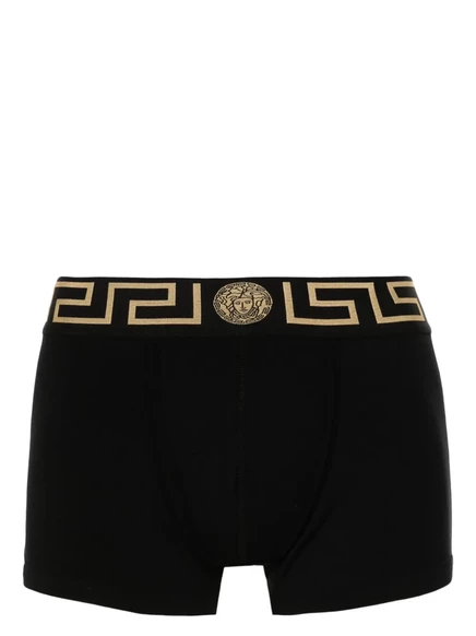 Мужские боксеры Versace Greca Border, черные