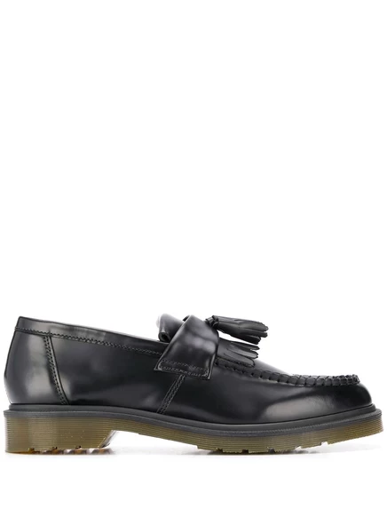 Мужские лоферы Dr Martens Adrian с кисточками, чёрные