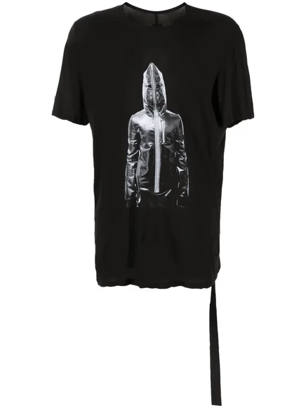 Хлопковая футболка Rick Owens DRKSHDW с графическим принтом black