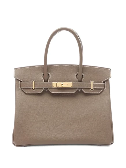 Сумка-тоут Hermès 2023 Birkin 30, бывшая в употреблении grey
