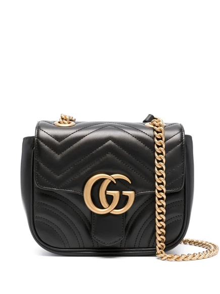 Сумка через плечо Gucci mini GG Marmont black