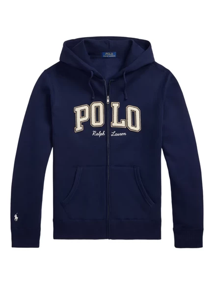 Мужское худи Polo Ralph Lauren с вышитым логотипом, темно-синее