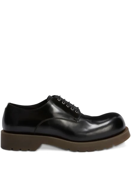 Мужские дерби Jil Sander шнурованные, черные