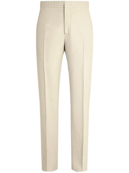 Мужские брюки Zegna Oasi Lino, белые
