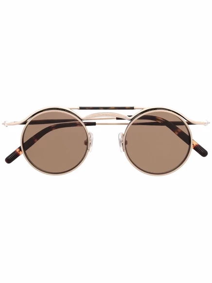 Солнцезащитные очки Matsuda в круглой оправе gold