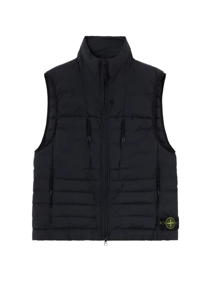 Мужской пуховый жилет Stone Island G100011, черный