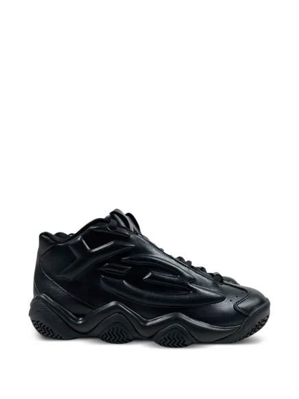 Унисекс кожаные кроссовки Y-3 Megaball, черные