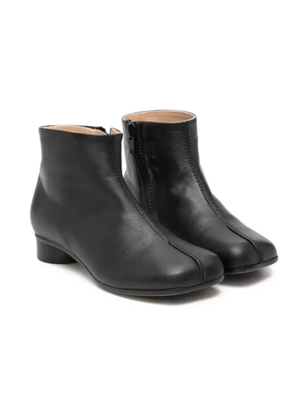 Детские кожаные ботильоны MM6 Maison Margiela black