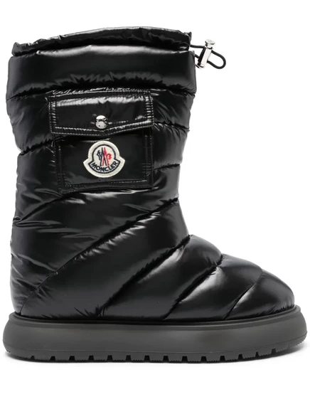 Женские зимние сапоги Moncler Gaia, черные