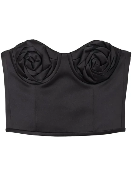 Женский корсет Marc Jacobs The Duchess Satin Rose, черный