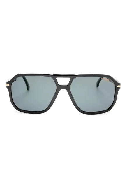 Мужские солнцезащитные очки Carrera 302/S в крупной оправе, черные