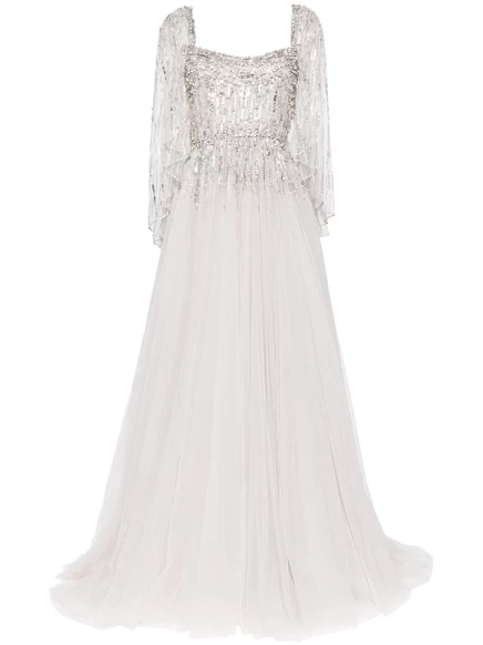 Платье Jenny Packham Bunny Blooms, украшенное блестками grey