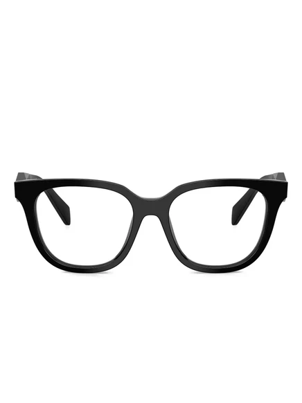 Очки в D-образной оправе Prada Eyewear black