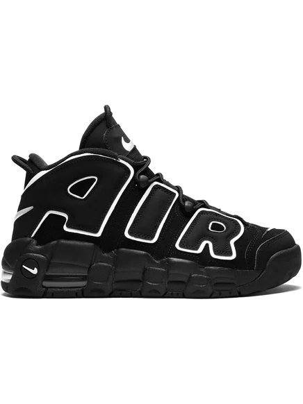 Кроссовки для мальчиков Nike Kids Air More Uptempo, черно-белые