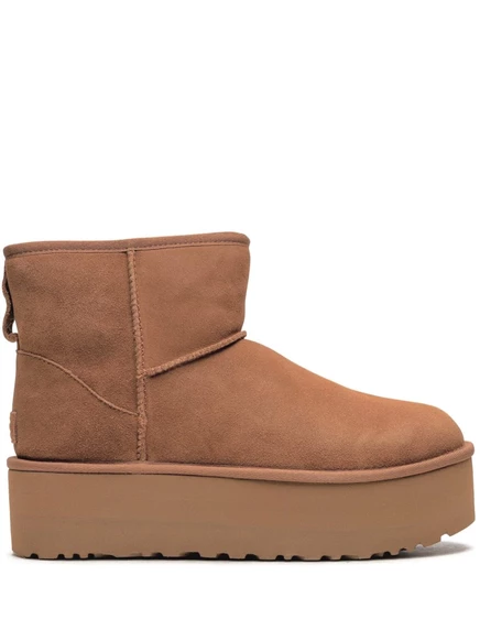 Классические мини-ботинки UGG на платформе 