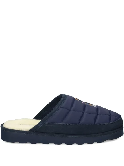 Мужские тапочки Polo Ralph Lauren стеганые, синие