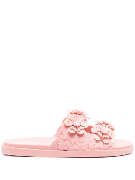 Широкие босоножки-слипоны Viktor & Rolf x Melissa Blossom pink