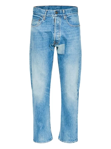 Хлопчатобумажные джинсы Maison Margiela blue