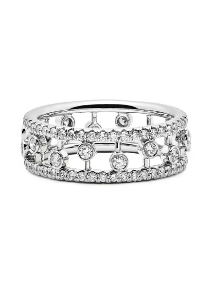 Женское кольцо De Beers Dewdrop 0,89 карат, белое золото