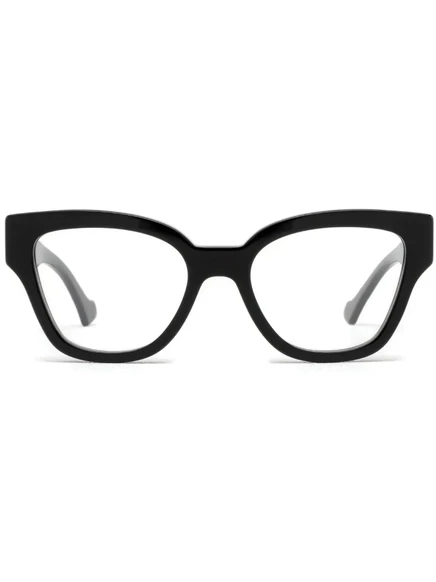 Женские очки Gucci Eyewear с геометрической оправой, черные