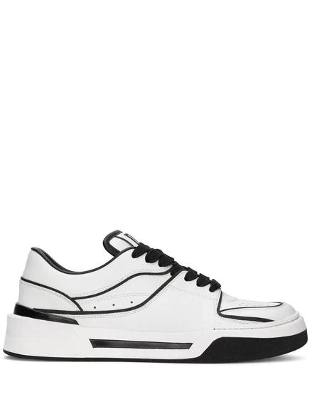 Новые кожаные кроссовки Roma от Dolce & Gabbana white