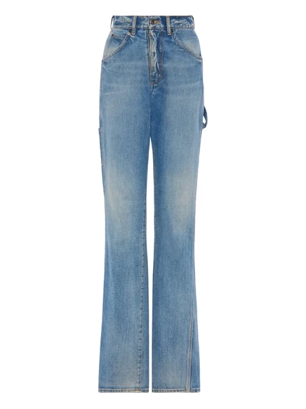 Женские джинсы Maison Margiela с пятью карманами, синие