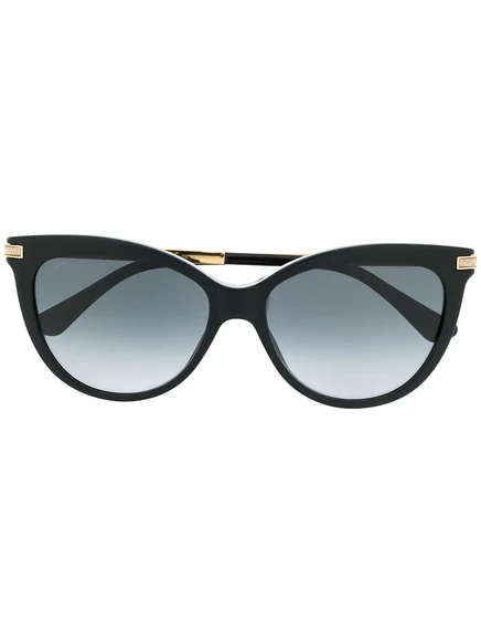 Унисекс солнцезащитные очки Jimmy Choo Eyewear авиатор, черные