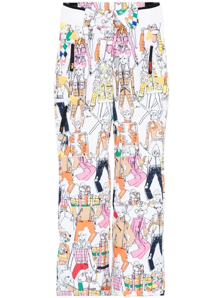 Женские горнолыжные брюки Rossignol x JCC Sublime, белые