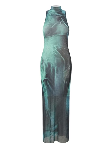 Женское платье Jean Paul Gaultier Water, индиго