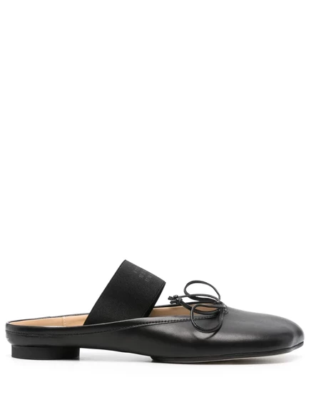 Анатомические цифры MM6 Maison Margiela-балетки на ремешках black