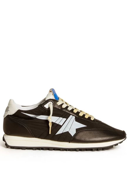 Кроссовки с панелями Golden Goose Marathon black