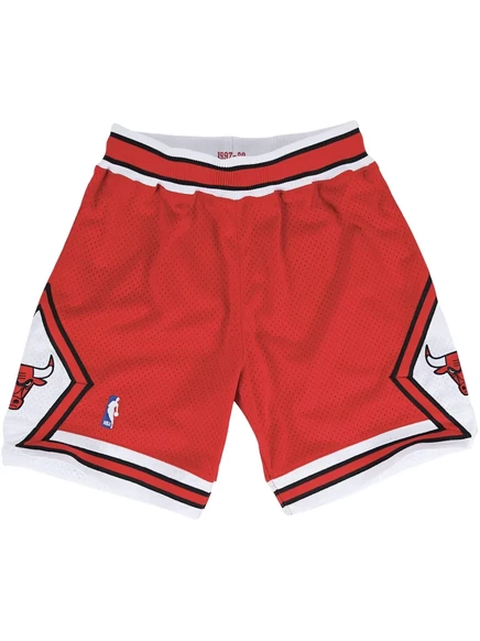 Мужские шорты Mitchell & Ness Chicago Bulls 1997/98, красные