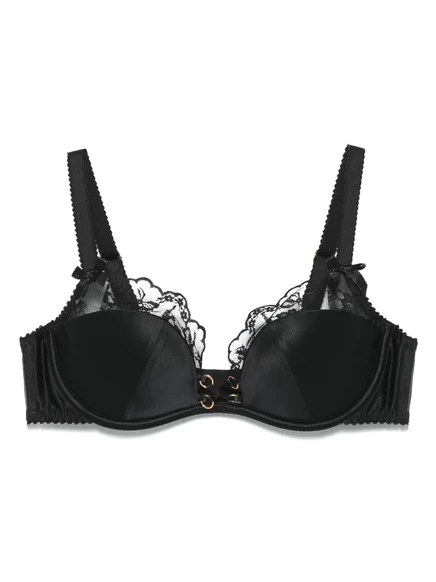 Женский бюстгальтер Agent Provocateur кружевной с вышивкой, черный
