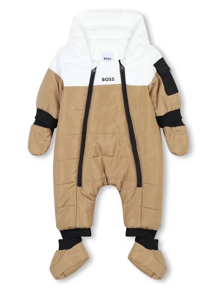Детский комбинезон Boss Kidswear с капюшоном, нейтральный