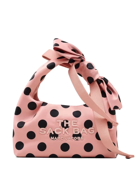 Мини-сумка Marc Jacobs The Satin Dots Bow, розовая