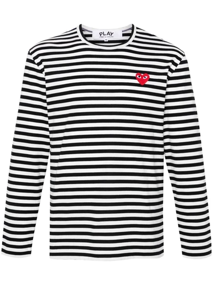 Унисекс-футболка Comme des Garçons Play, черная
