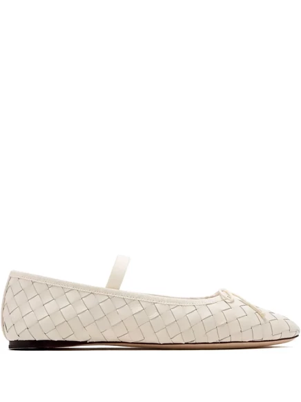Плетеные балетки Loeffler Randall Leonie neutrals