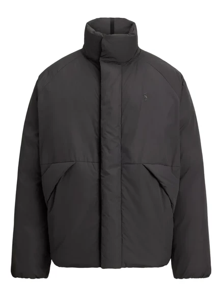 Мужской пуховик Polo Ralph Lauren из матовой тафты, черный