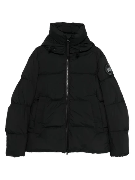 Пуховик с логотипом Canada Goose black